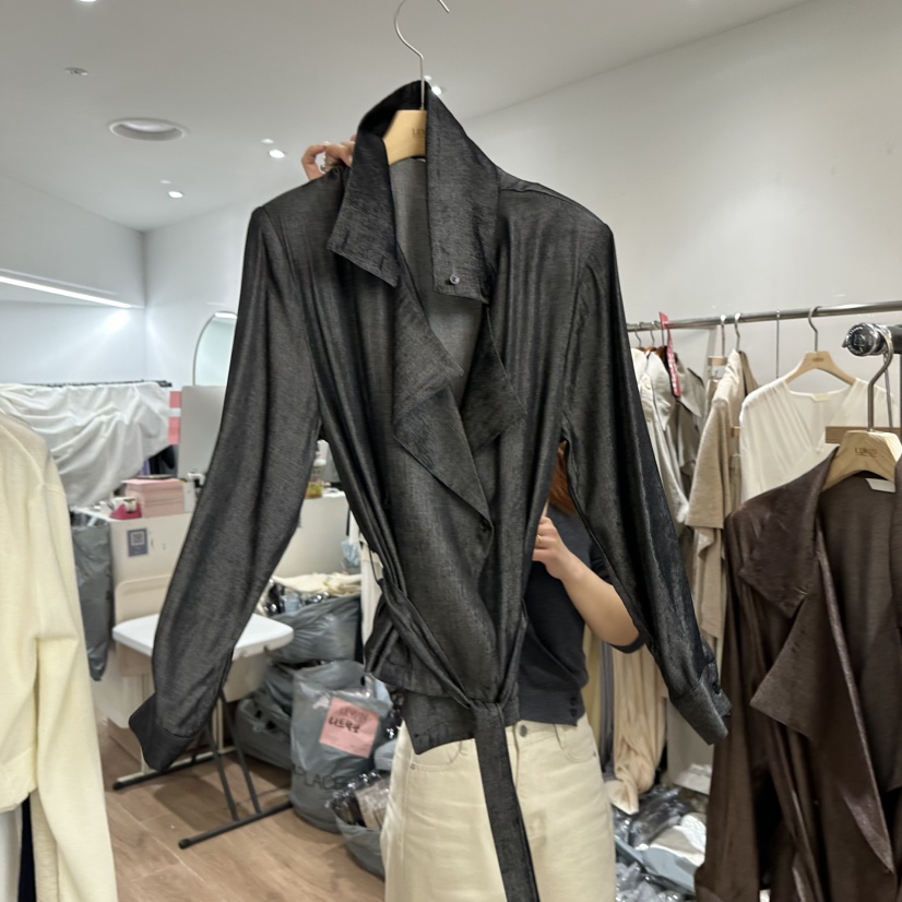 LEWIN東大門直郵女裝新款熱賣真品26春夏休閑推薦襯衫蕾絲衫LEWIN襯衫/蕾絲衫圖色3