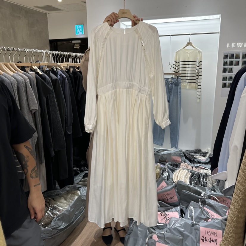 LEWIN韓國直郵女裝新款真品人氣休閑熱賣職業時尚推薦連衣裙LEWIN連衣裙圖色2