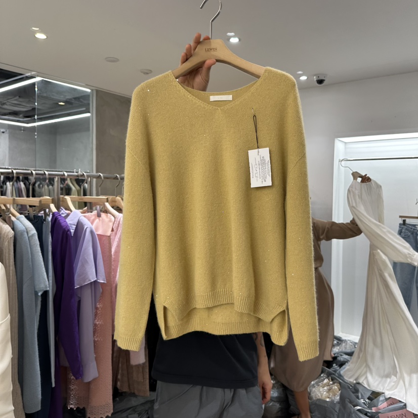 LEWIN東大門實拍女士新品熱賣推薦人氣休閑26春夏針織衫寬松LEWIN針織衫圖色1