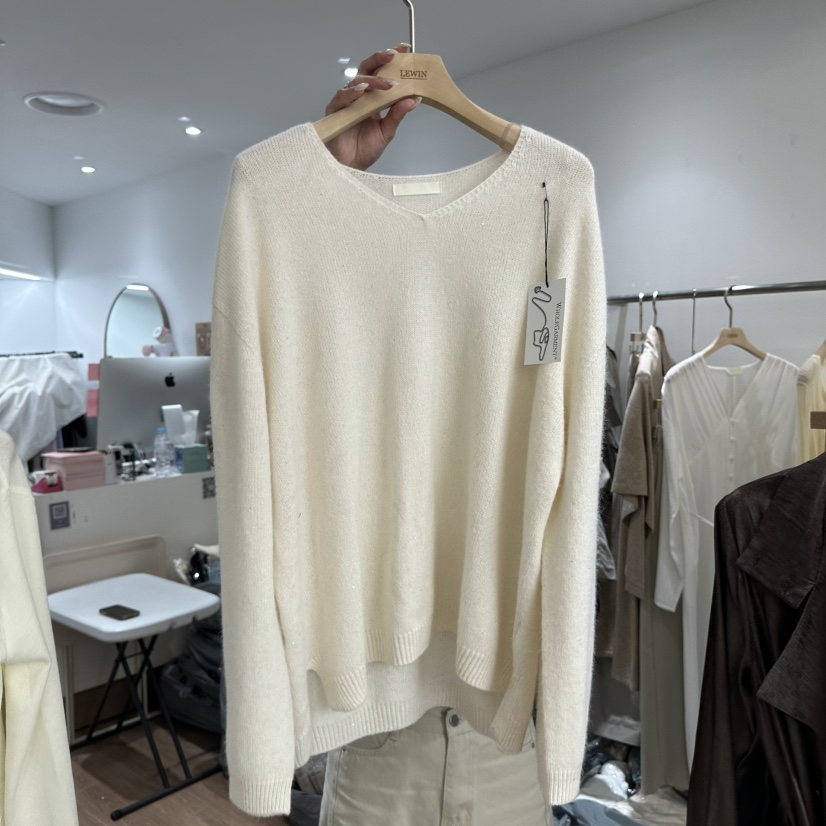 LEWIN東大門實拍女士新品熱賣推薦人氣休閑26春夏針織衫寬松LEWIN針織衫圖色2