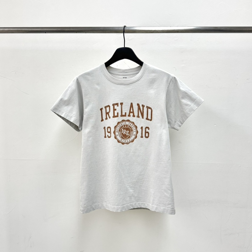 RIVER韓國代購女裝新款熱賣真品時尚26春夏休閑推薦職業T恤WATER/RIVERT恤圖色2