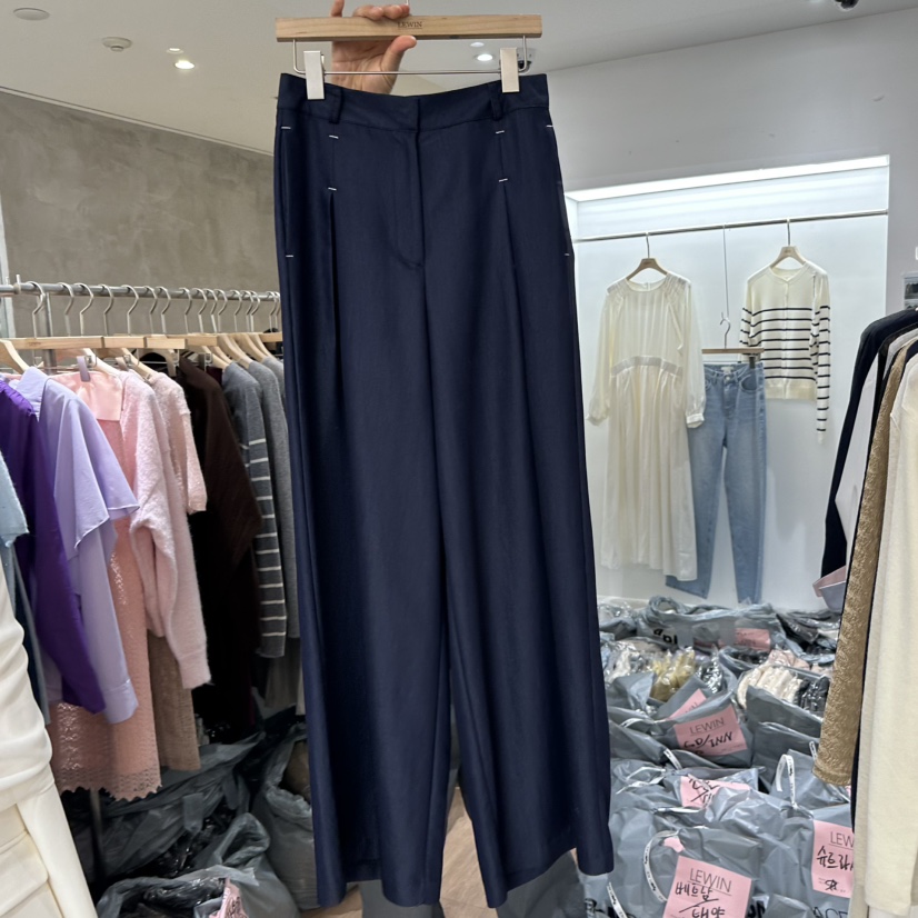 LEWIN韓國代購女裝新品26春夏時尚人氣熱賣推薦休閑休閑褲LEWIN休閑褲圖色2