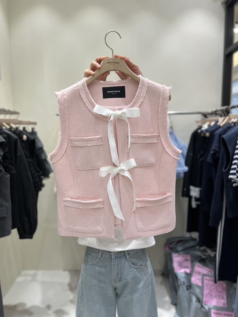 MARIE MARIE東大門直郵女裝新款熱賣休閑26春夏時尚馬甲MARIE MARIE馬甲圖色2