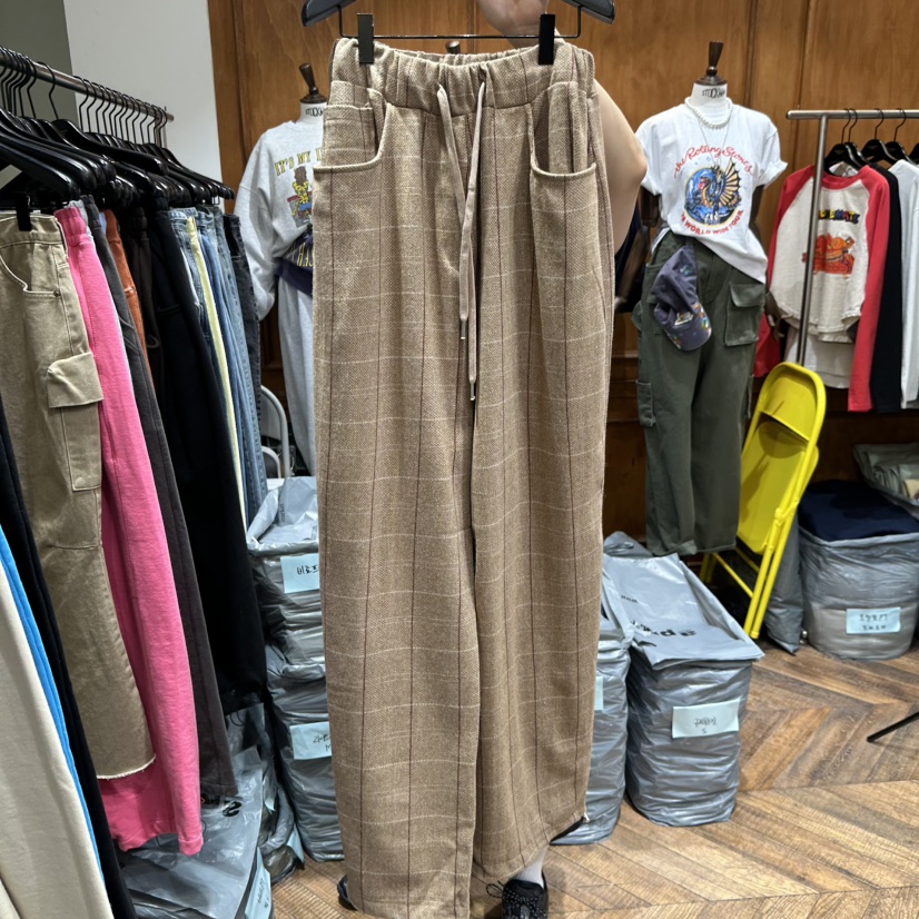 GARMENT-P韓國代購女裝新品休閑熱賣人氣26春夏真品休閑褲GARMENT休閑褲圖色1