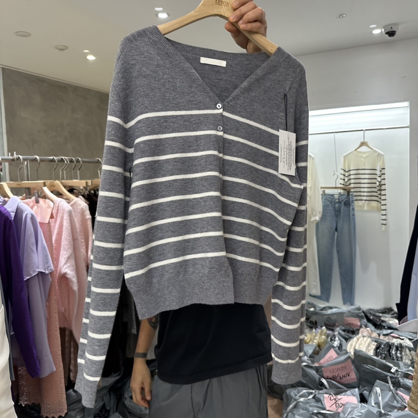 LEWIN韓國直郵女裝新款職業熱賣推薦休閑真品時尚針織衫開衫LEWIN針織衫圖色1