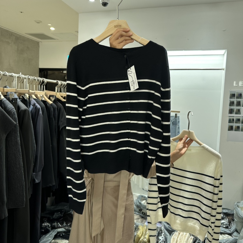 LEWIN韓國直郵女裝新款職業熱賣推薦休閑真品時尚針織衫開衫LEWIN針織衫圖色3