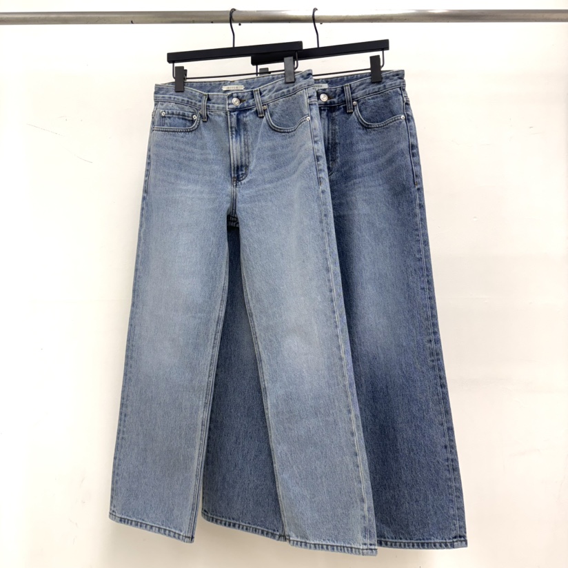 RIVER韓國直郵女士新品時尚真品休閑26春夏推薦牛仔褲短款WATER/RIVER牛仔褲