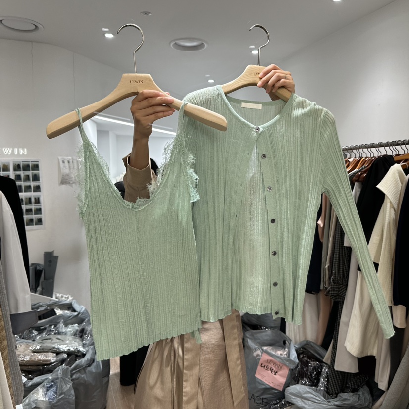 LEWIN韓國代購女士新款人氣26春夏時尚職業熱賣真品休閑套裝LEWIN套裝圖色4