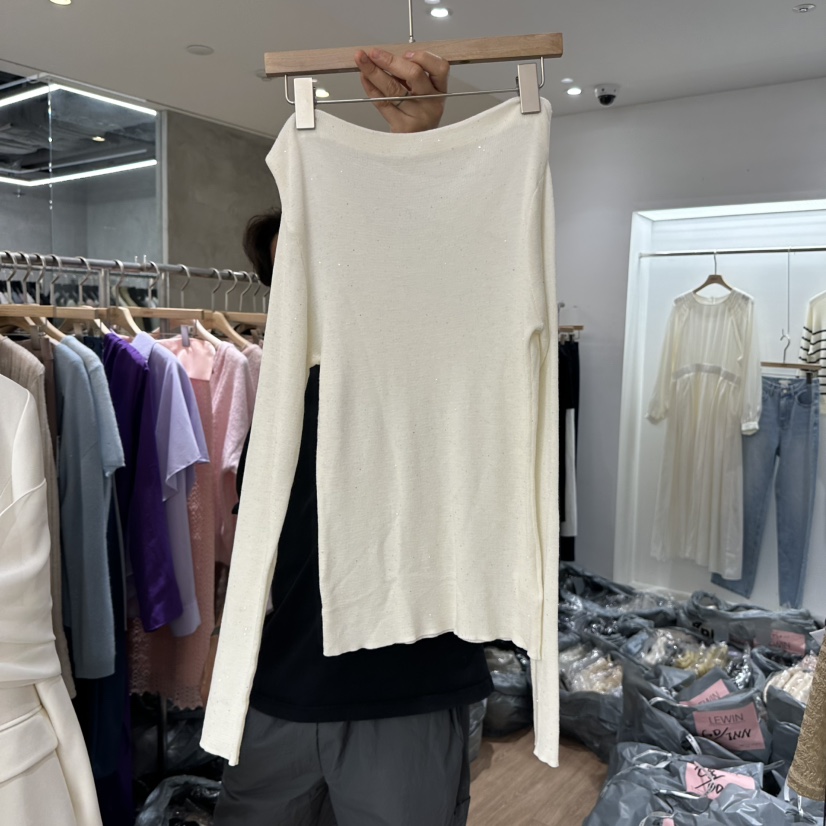 LEWIN韓國直郵女裝新款熱賣時尚26春夏休閑推薦人氣長袖T恤LEWIN長袖T恤