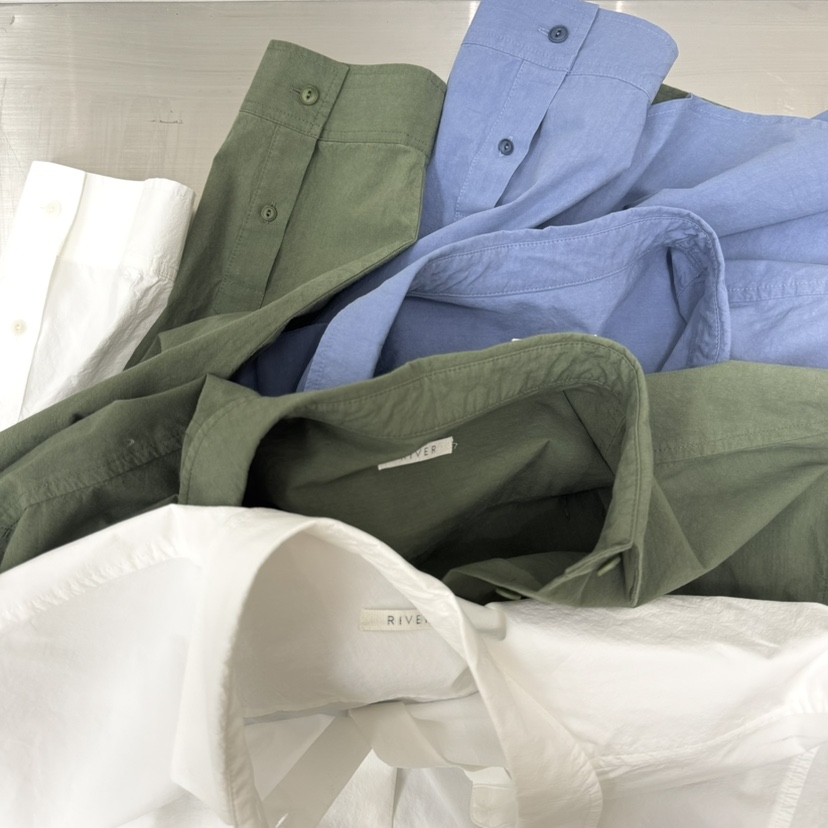 RIVER韓國代購女士新款熱賣人氣真品26春夏襯衫蕾絲衫棉質WATER/RIVER襯衫/蕾絲衫