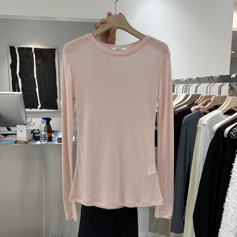 HAUTTE-P韓國代購女士新款人氣真品休閑時尚推薦長袖T恤HAUTTE長袖T恤圖色3