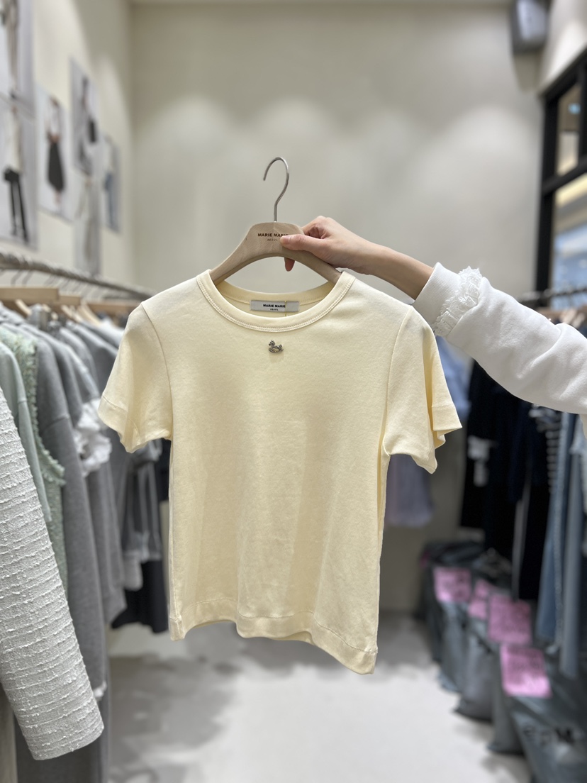 MARIE MARIE東大門直郵女裝新款熱賣人氣26春夏真品時尚T恤MARIE MARIET恤圖色2