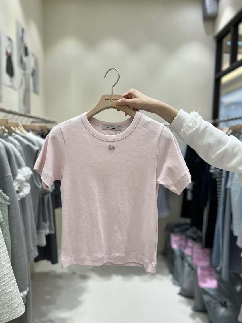 MARIE MARIE東大門直郵女裝新款熱賣人氣26春夏真品時尚T恤MARIE MARIET恤圖色3