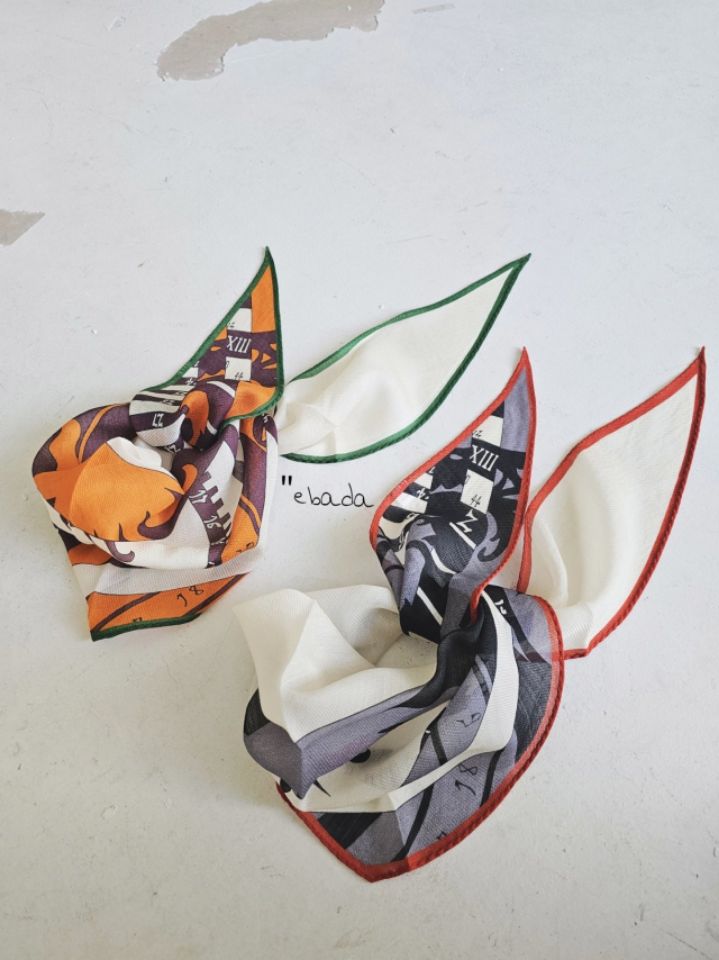 EBADA東大門代購女士新品26春夏人氣職業圍巾披肩羊毛絲綢EBADA圍巾/披肩