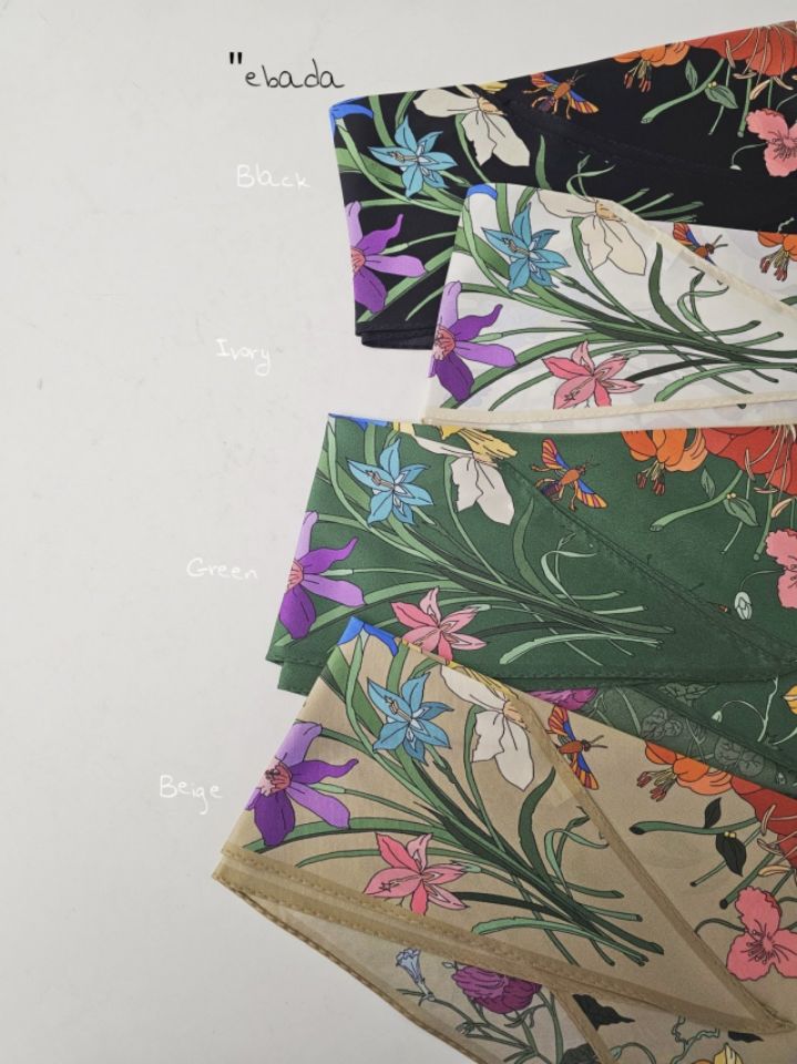 EBADA東大門直郵女裝新品職業26春夏休閑熱賣圍巾披肩絲綢EBADA圍巾/披肩