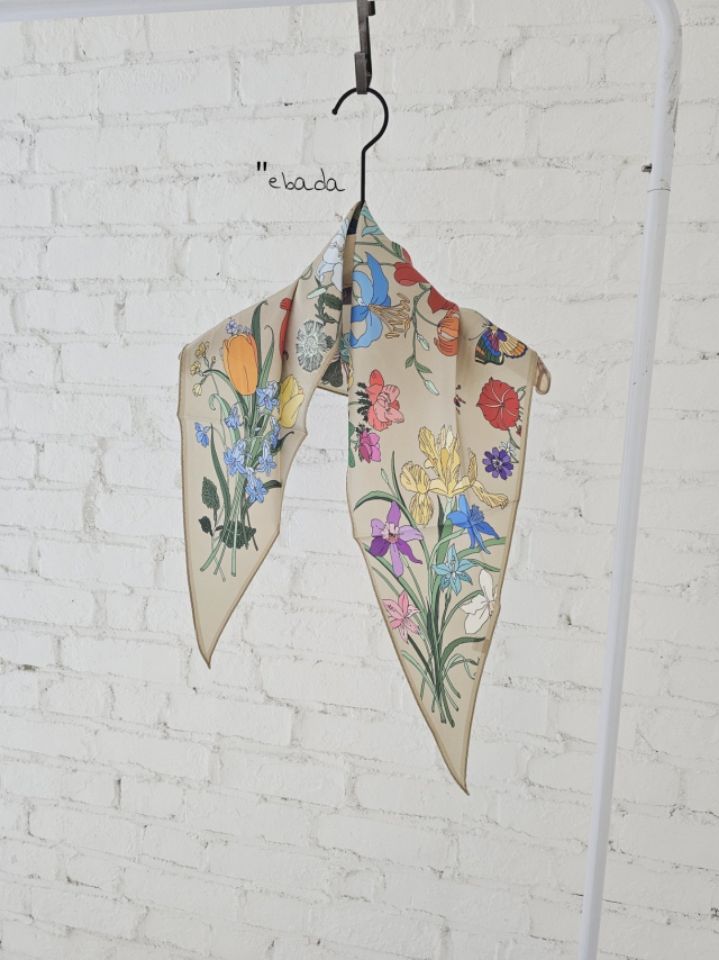 EBADA東大門直郵女裝新品職業26春夏休閑熱賣圍巾披肩絲綢EBADA圍巾/披肩圖色4