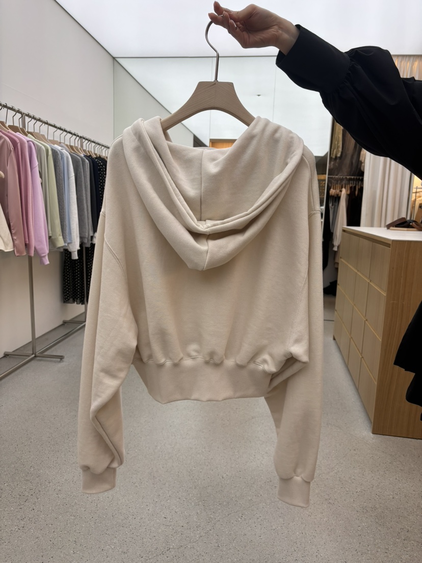 JUJU韓國代購女士新品時尚26春夏真品夾克連帽拉鏈衫短款JUJU夾克