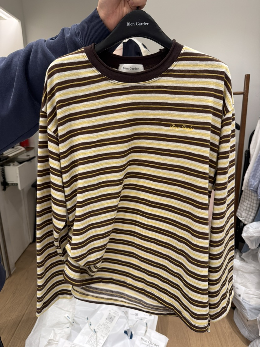 BIEN GARDER韓國直郵女裝新品休閑職業真品推薦熱賣長袖T恤BIEN GARDER長袖T恤圖色3