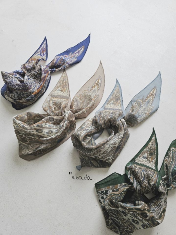 EBADA韓國直郵女士新品26春夏休閑人氣推薦圍巾披肩羊毛絲綢EBADA圍巾/披肩