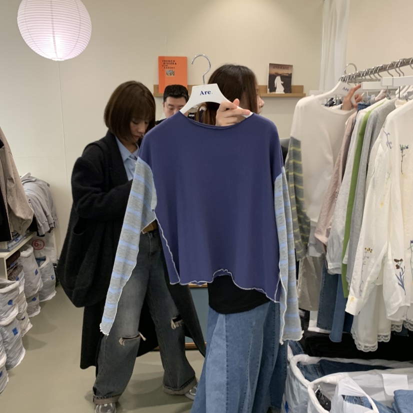 ARE東大門直郵女士新品真品時尚26春夏休閑熱賣推薦長袖T恤ARE YOU/ARE長袖T恤圖色2