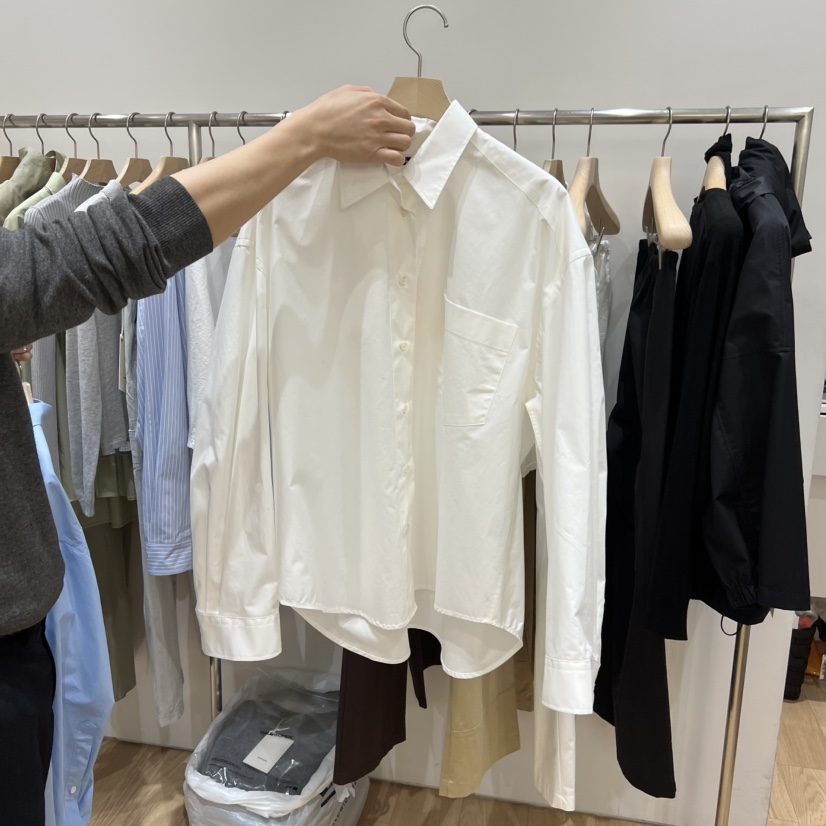 HAUS-A韓國代購女士新品人氣熱賣推薦真品職業襯衫蕾絲衫棉HAUSWOMEN襯衫/蕾絲衫圖色2