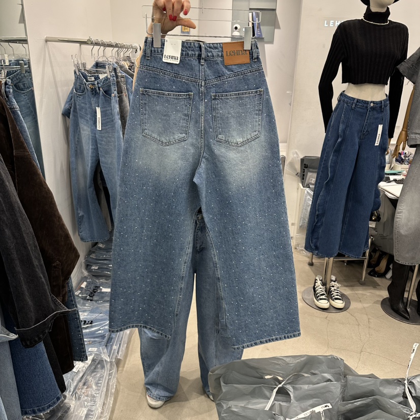 LEHNA東大門實拍女士新款休閑人氣職業時尚推薦26春夏牛仔褲LEHNA牛仔褲