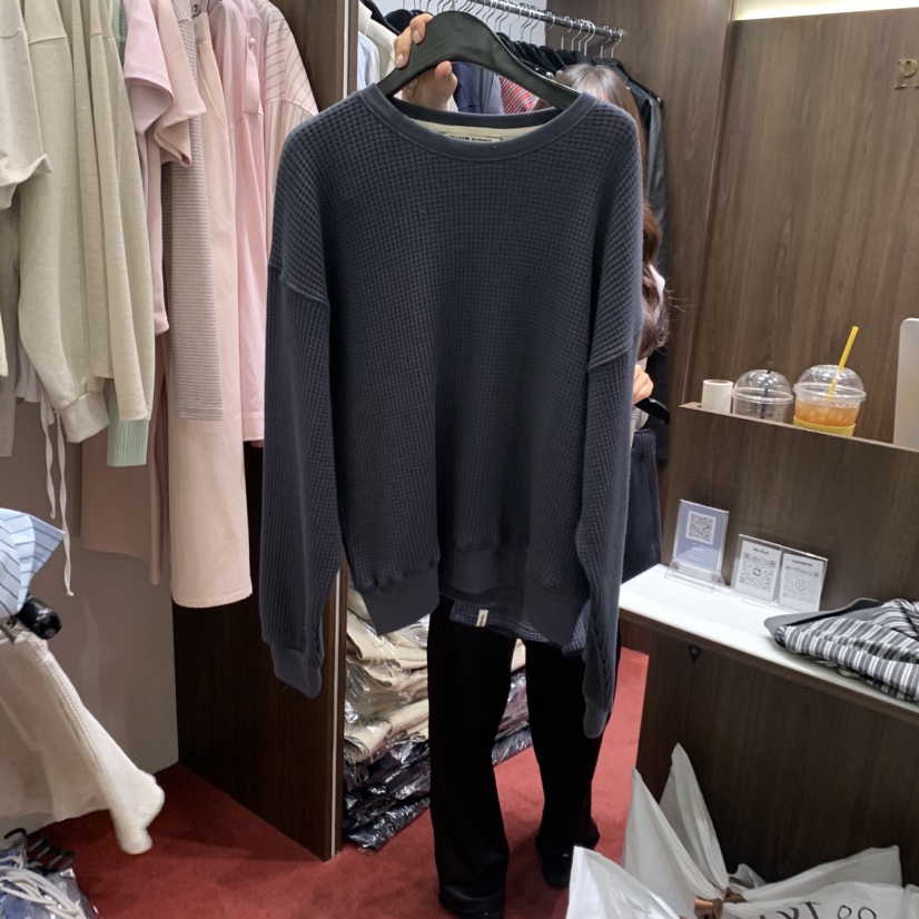 PEANUT BUTTER東大門代購女士新品26春夏推薦人氣時尚衛衣PEANUT BUTTER衛衣圖色2