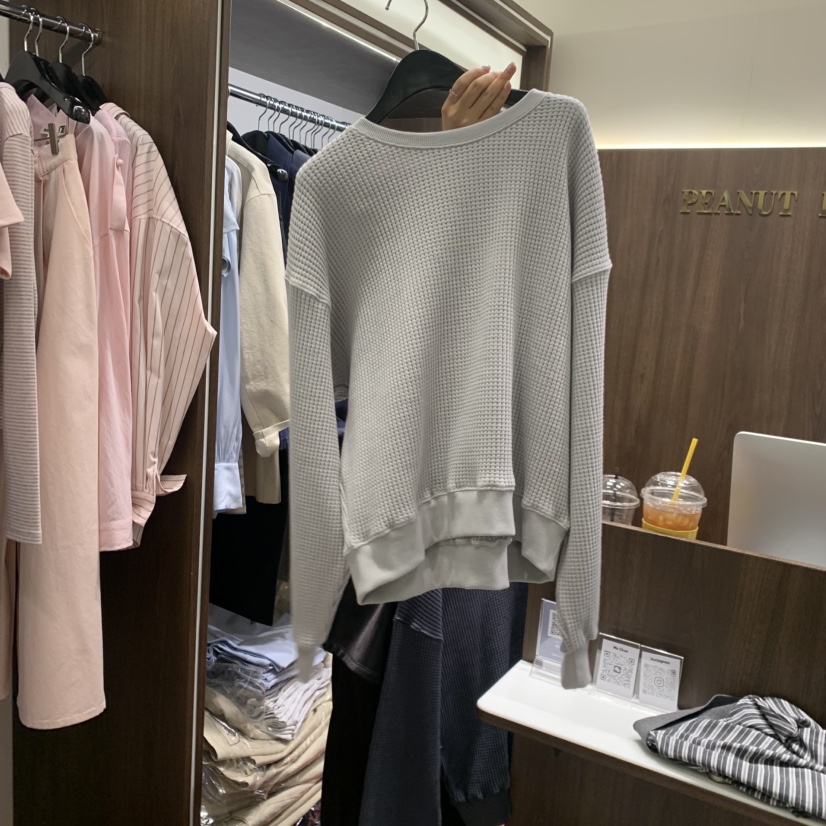 PEANUT BUTTER東大門代購女士新品26春夏推薦人氣時尚衛衣PEANUT BUTTER衛衣圖色3