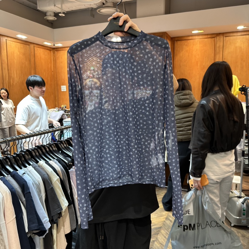 GARMENT-P韓國直郵女裝新品真品26春夏推薦休閑職業長袖T恤GARMENT長袖T恤圖色2