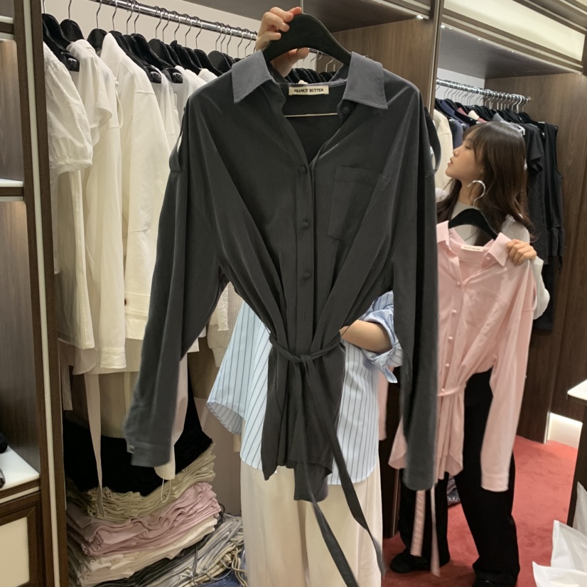 PEANUT BUTTER東大門代購女士新品真品職業熱賣襯衫蕾絲衫PEANUT BUTTER襯衫/蕾絲衫圖色2