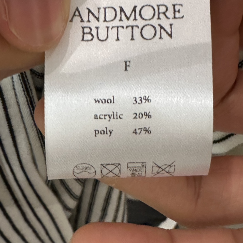 ANDMORE BUTTON東大門代購女士新款職業熱賣人氣真品針織衫ANDMORE BUTTON針織衫