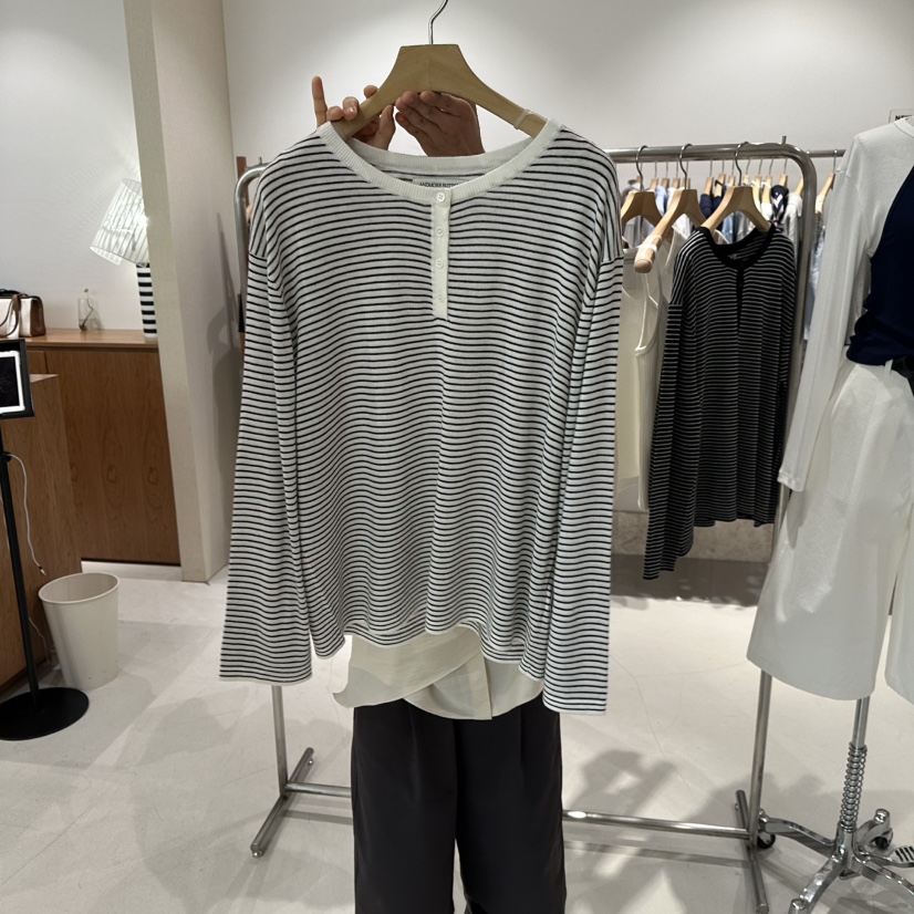 ANDMORE BUTTON東大門代購女士新款職業熱賣人氣真品針織衫ANDMORE BUTTON針織衫圖色1