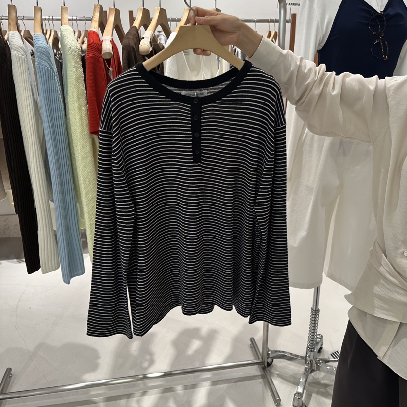 ANDMORE BUTTON東大門代購女士新款職業熱賣人氣真品針織衫ANDMORE BUTTON針織衫圖色2