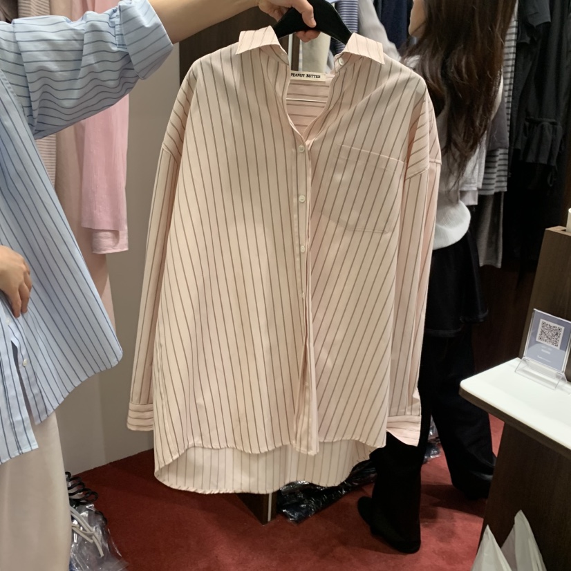 PEANUT BUTTER韓國直郵女裝新品26春夏休閑時尚襯衫蕾絲衫PEANUT BUTTER襯衫/蕾絲衫圖色1