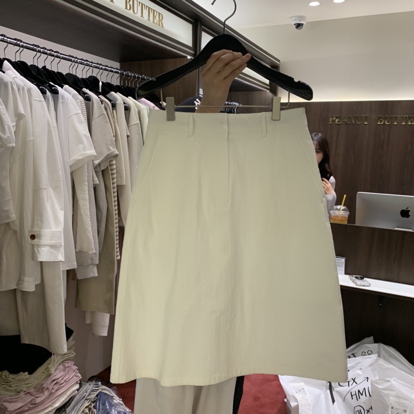 PEANUT BUTTER東大門實拍女士新品熱賣半身裙中短裙棉布PEANUT BUTTER半身裙/中短裙圖色1