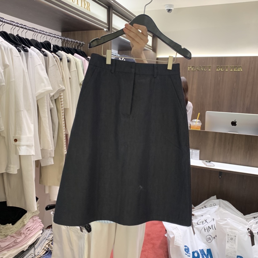 PEANUT BUTTER東大門實拍女士新品熱賣半身裙中短裙棉布PEANUT BUTTER半身裙/中短裙圖色2