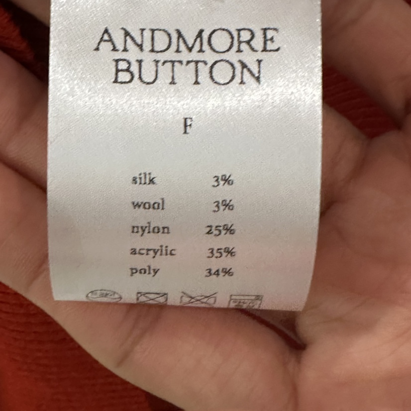 ANDMORE BUTTON東大門直郵女裝新款26春夏人氣熱賣針織衫ANDMORE BUTTON針織衫