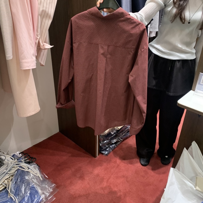 PEANUT BUTTER東大門直郵女裝新款推薦休閑襯衫蕾絲衫口袋PEANUT BUTTER襯衫/蕾絲衫