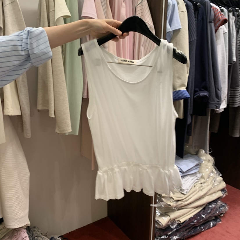 PEANUT BUTTER東大門實拍女裝新款職業人氣推薦吊帶背心PEANUT BUTTER吊帶/背心圖色1