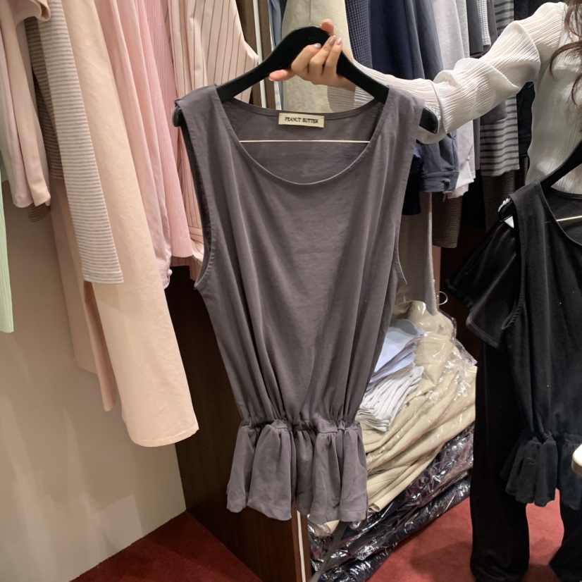 PEANUT BUTTER東大門實拍女裝新款職業人氣推薦吊帶背心PEANUT BUTTER吊帶/背心圖色2