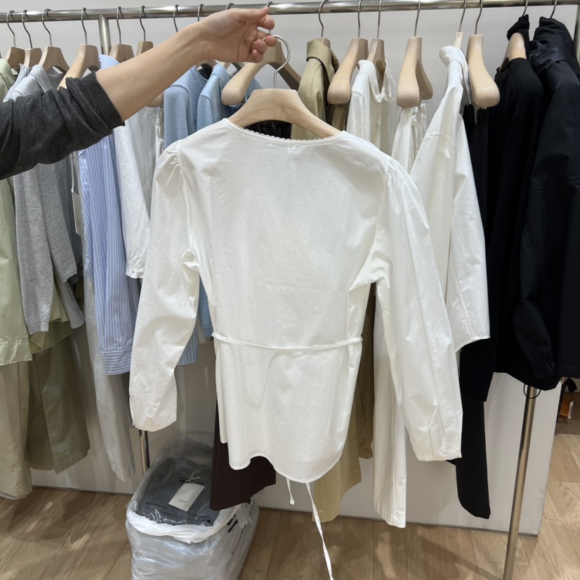 HAUS-A東大門實拍女裝新品人氣推薦時尚職業熱賣襯衫蕾絲衫HAUSWOMEN襯衫/蕾絲衫