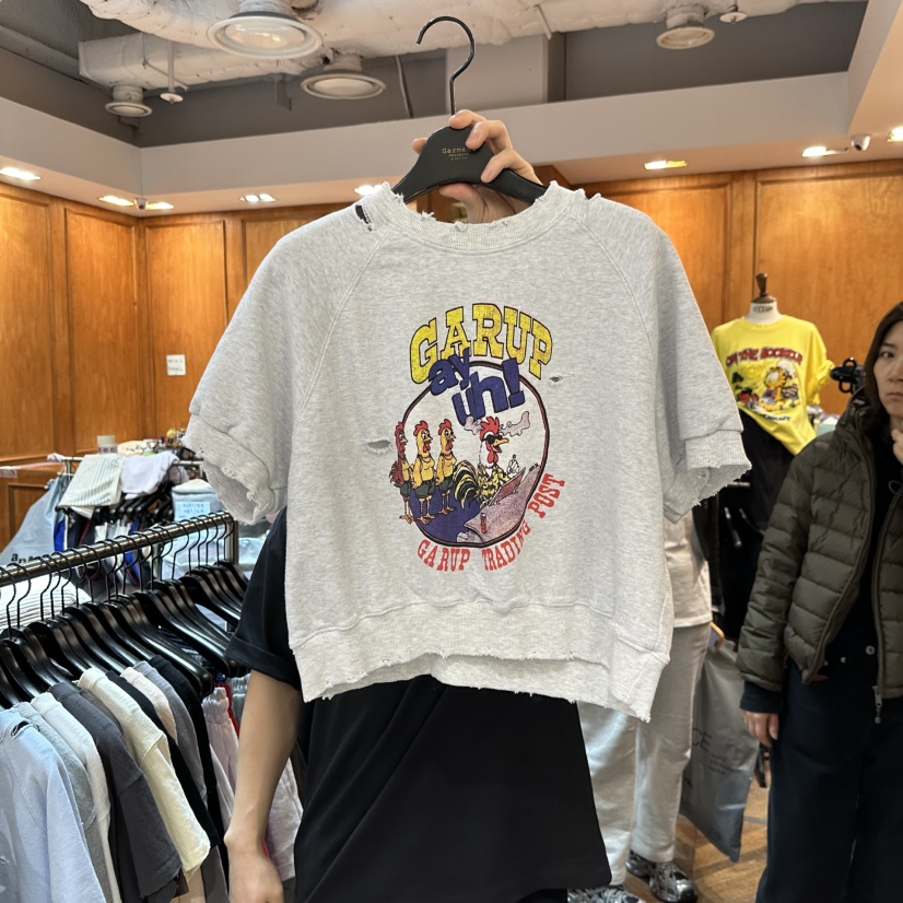 GARMENT-P韓國直郵女士新品人氣26春夏職業推薦熱賣休閑T恤GARMENTT恤圖色1