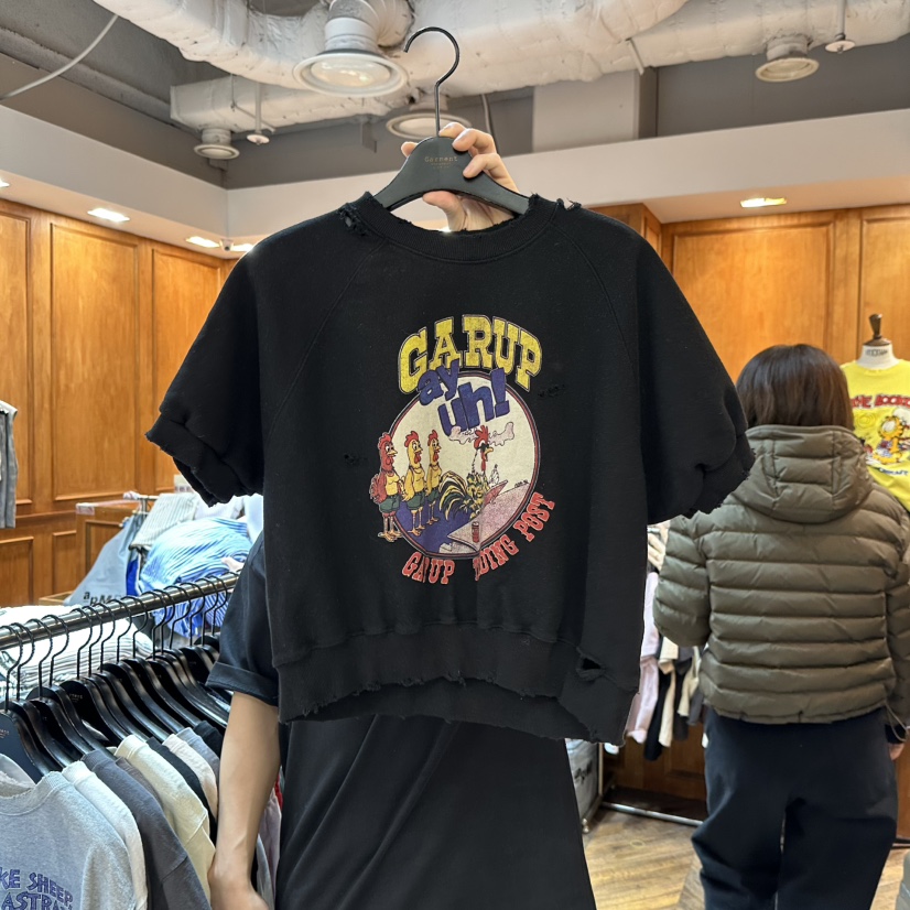 GARMENT-P韓國直郵女士新品人氣26春夏職業推薦熱賣休閑T恤GARMENTT恤圖色3