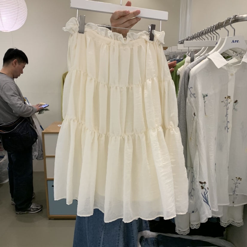 ARE東大門實拍女裝新款熱賣休閑職業半身裙中短裙喇叭褶皺ARE YOU/ARE半身裙/中短裙