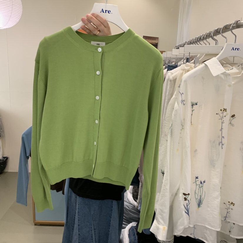 ARE東大門代購女裝新款休閑職業人氣推薦熱賣真品針織衫棉質ARE YOU/ARE針織衫圖色1