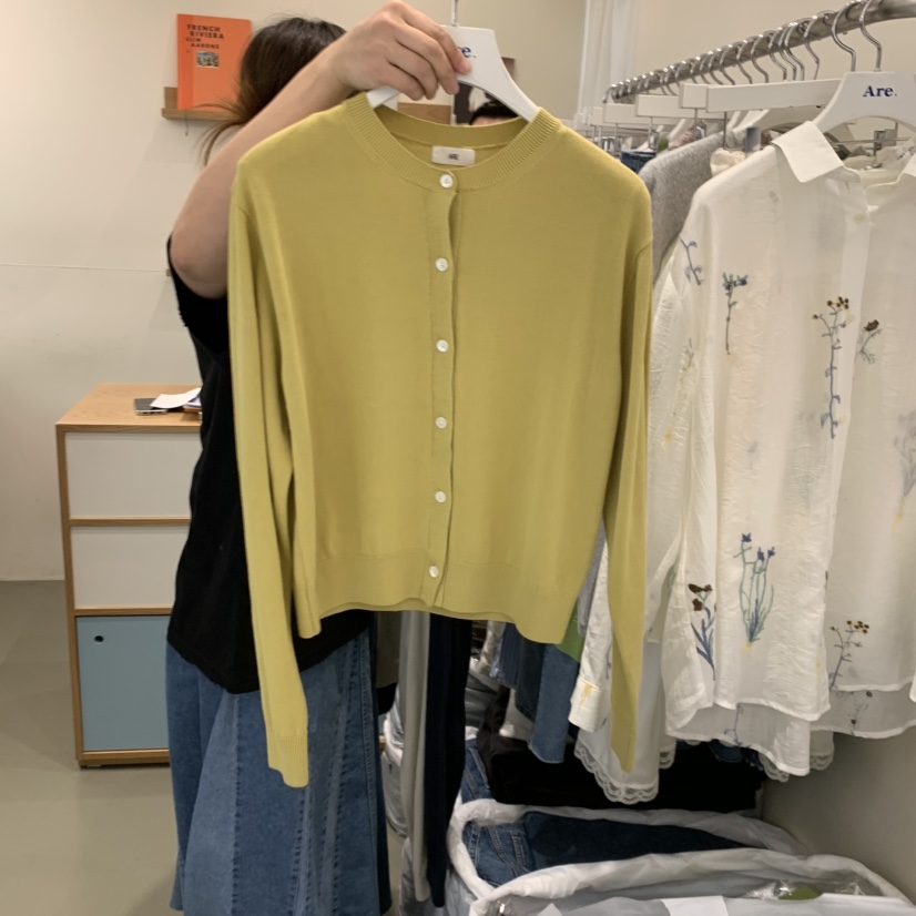 ARE東大門代購女裝新款休閑職業人氣推薦熱賣真品針織衫棉質ARE YOU/ARE針織衫圖色2