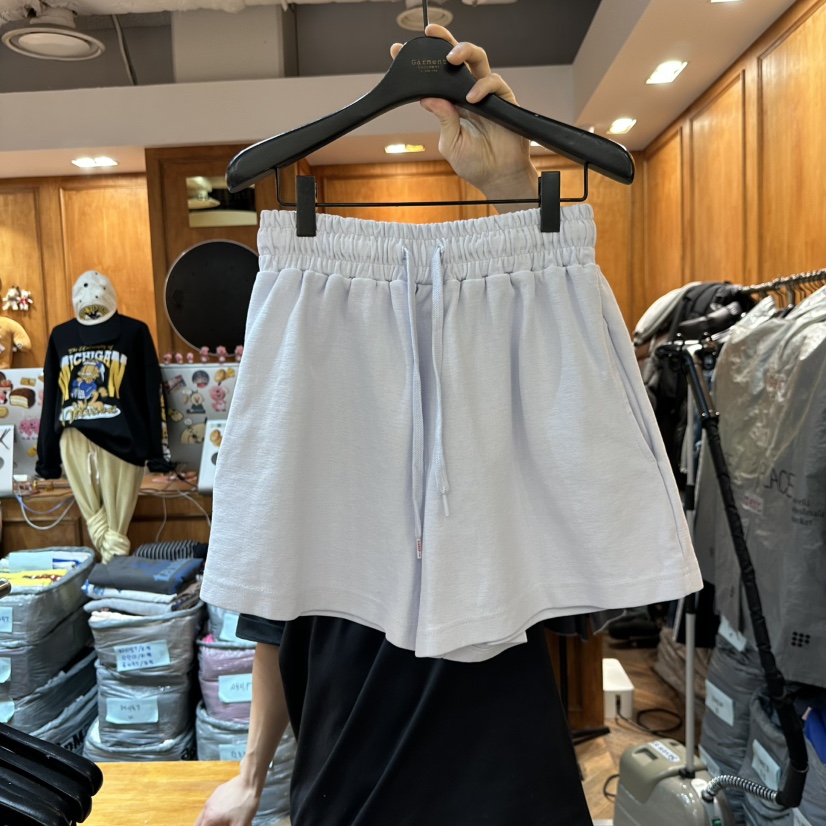 GARMENT-P東大門代購女裝新品時尚推薦職業26春夏熱賣短褲GARMENT短褲圖色2藍色