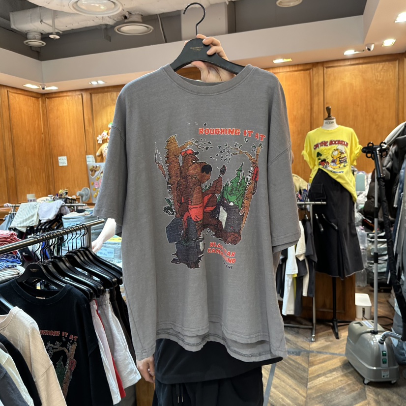 GARMENT-P東大門代購女士新款人氣26春夏推薦職業真品T恤GARMENTT恤圖色2