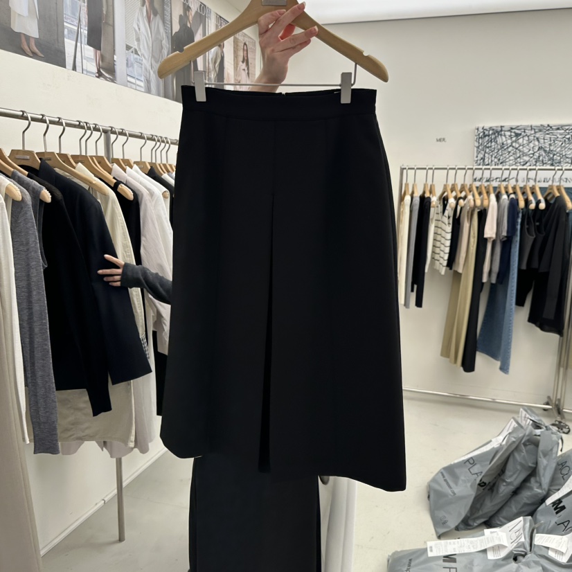 MER韓國代購女裝新款熱賣真品休閑人氣職業26春夏推薦長裙MER/ANGELO BIANCO長裙圖色2