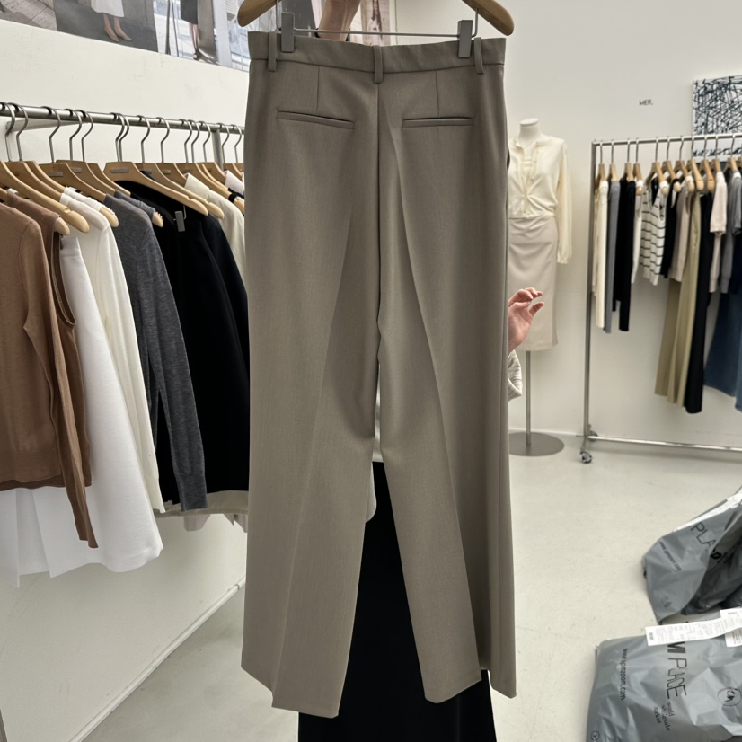 MER韓國代購女裝新款時尚人氣真品熱賣26春夏職業推薦休閑褲MER/ANGELO BIANCO休閑褲